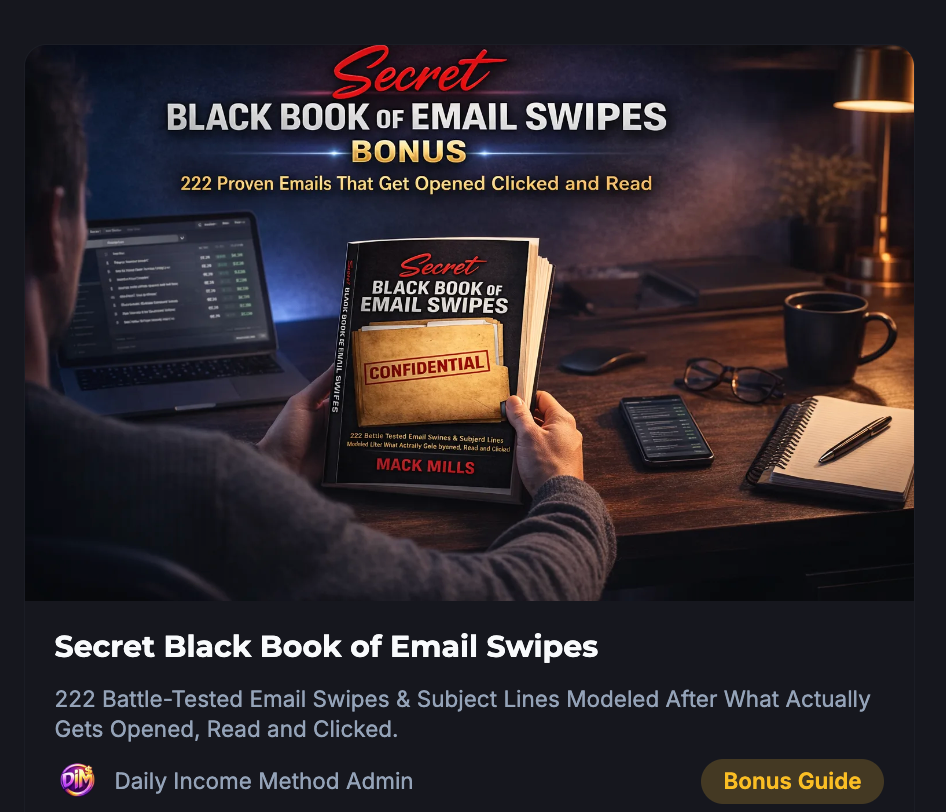 Black Book of Email Swipes